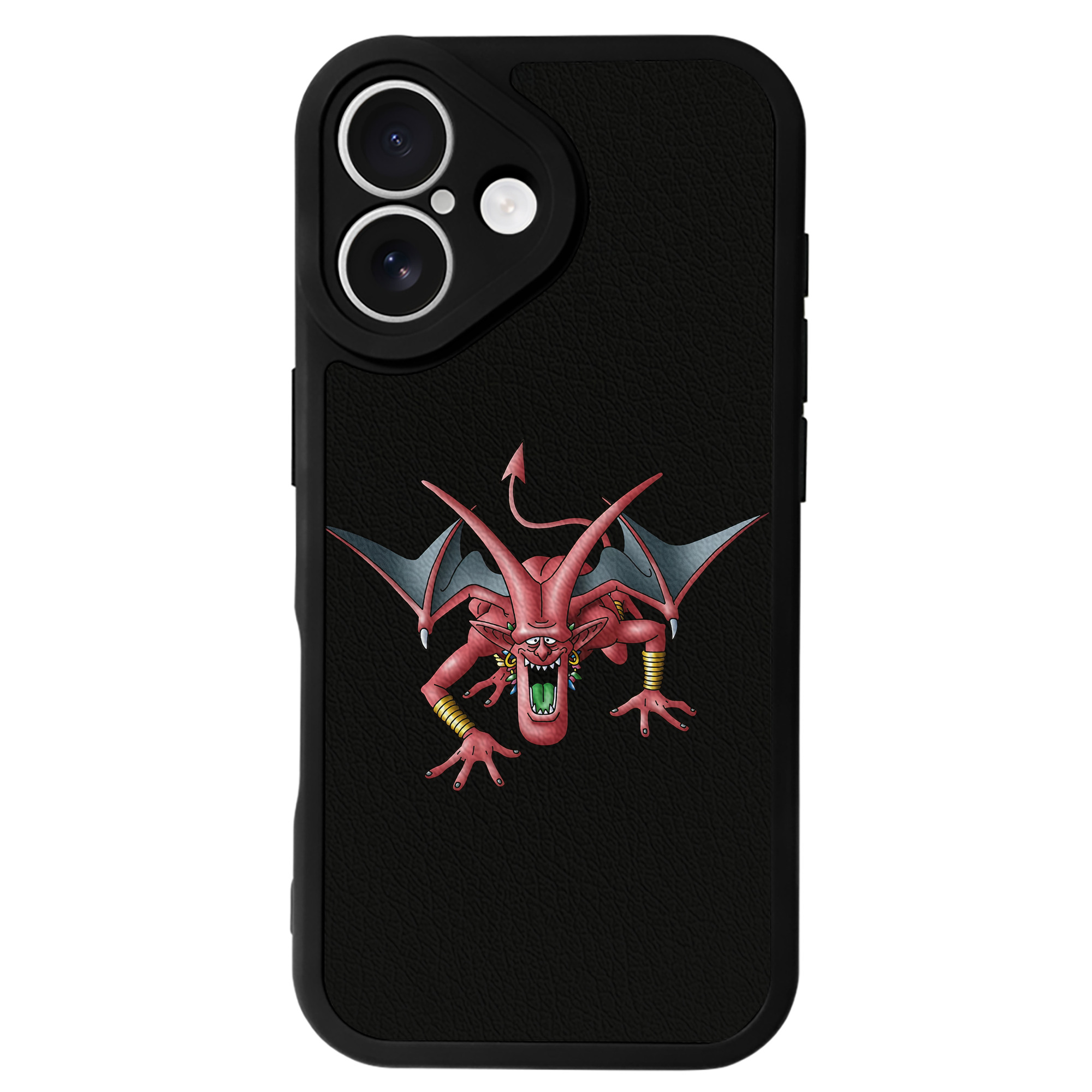 （画像用） ドラゴンクエスト Doragon Kuesuto Dragon Quest 【iPhone 16シリーズ対応】シリコンスマホケース（レザー調） 材質：シリコン